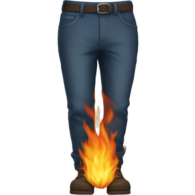 Pants on fire emoji