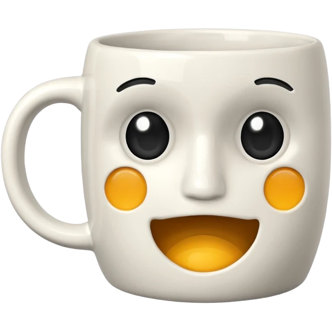 mug face emoji