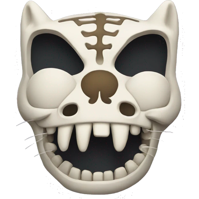 Cat skeleton  emoji