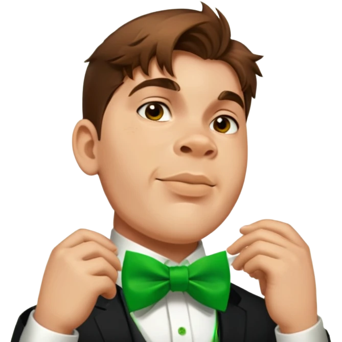 Stylish Leprechaun emoji