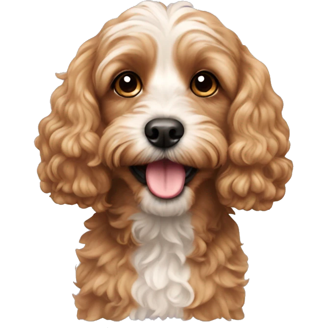 cavapoo dog  emoji