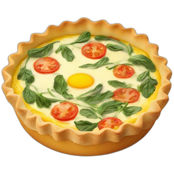 Quiche bistrot emoji