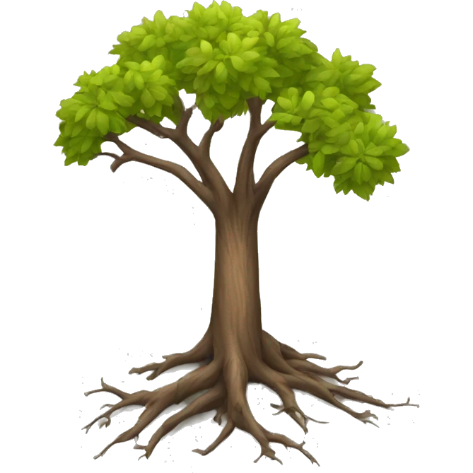 leafless tree emoji