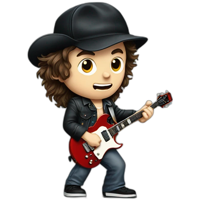 Acdc Angus Young 1980 emoji