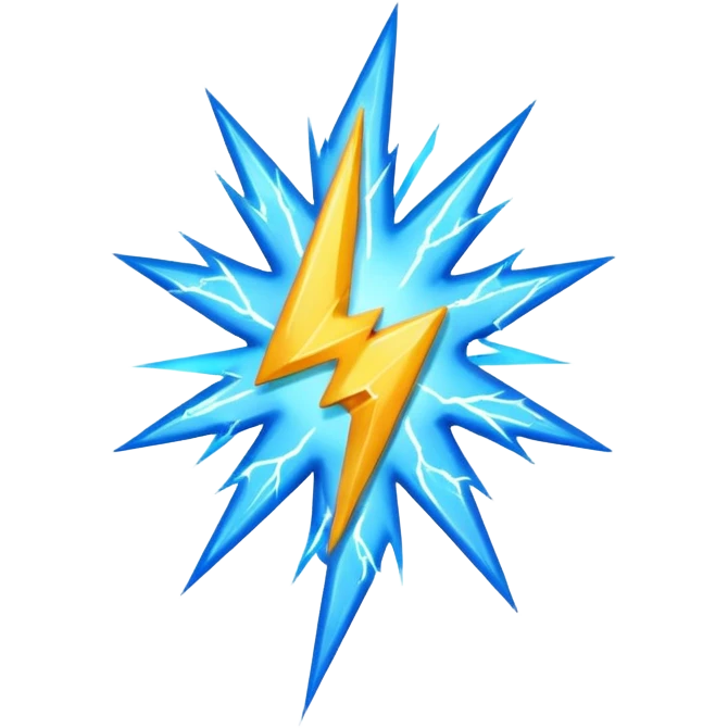 lightning emoji
