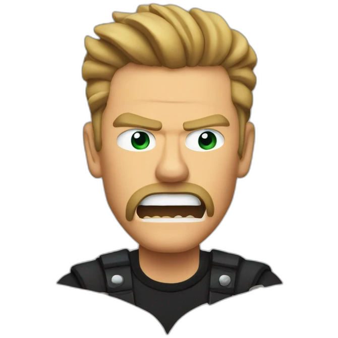 James Hetfield shrugging emoji