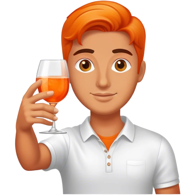 aperol selfie emoji
