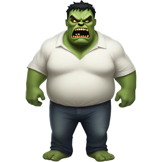 Fat Hulk Zombie Ghost emoji