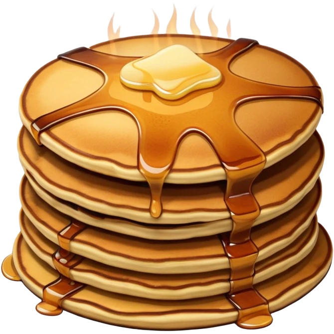 Burn pancake  emoji
