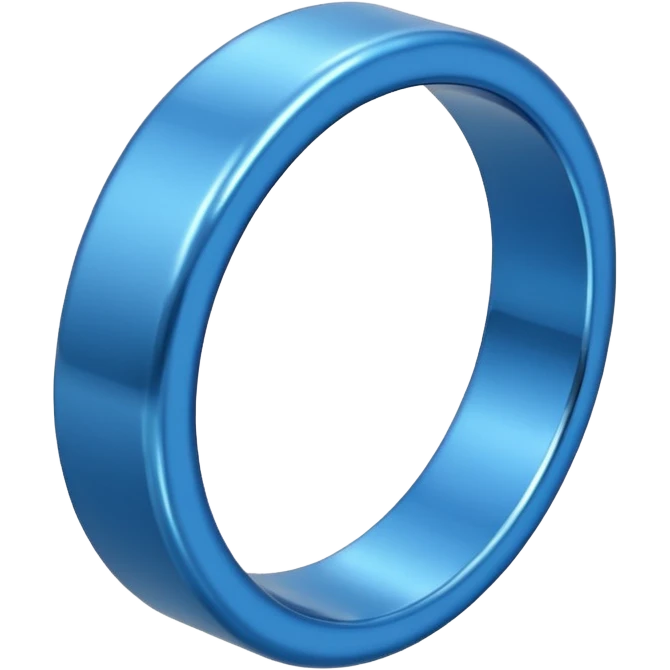 blue circle ring emoji