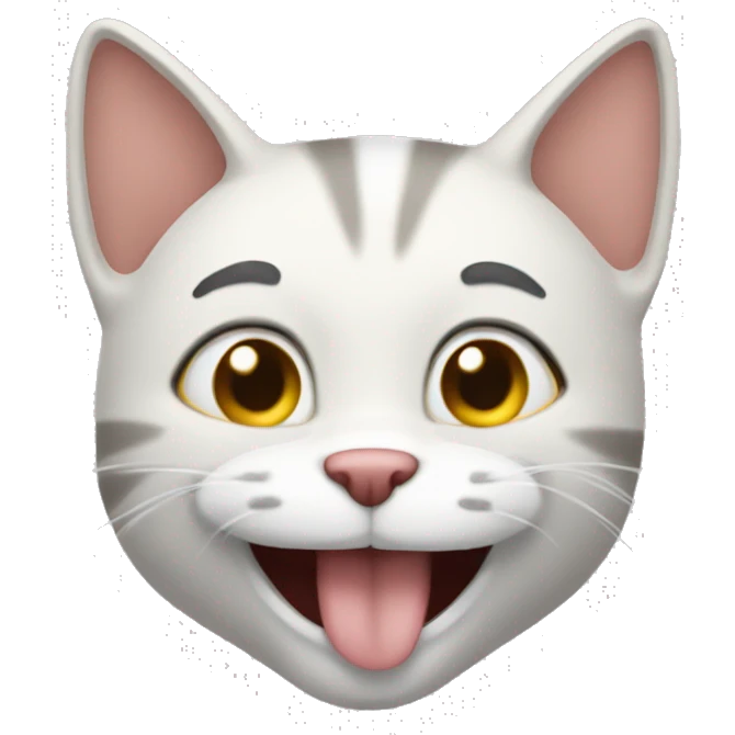 GATO RIENDO emoji