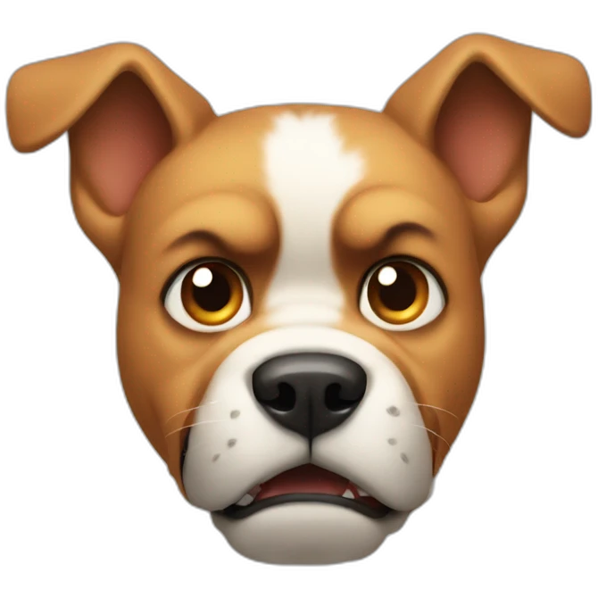 Very angry dog emoji