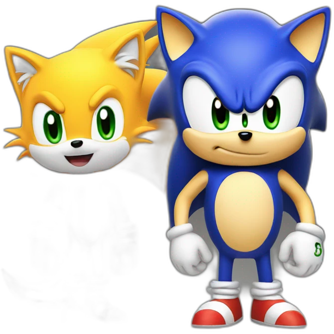 sonic and tails emoji