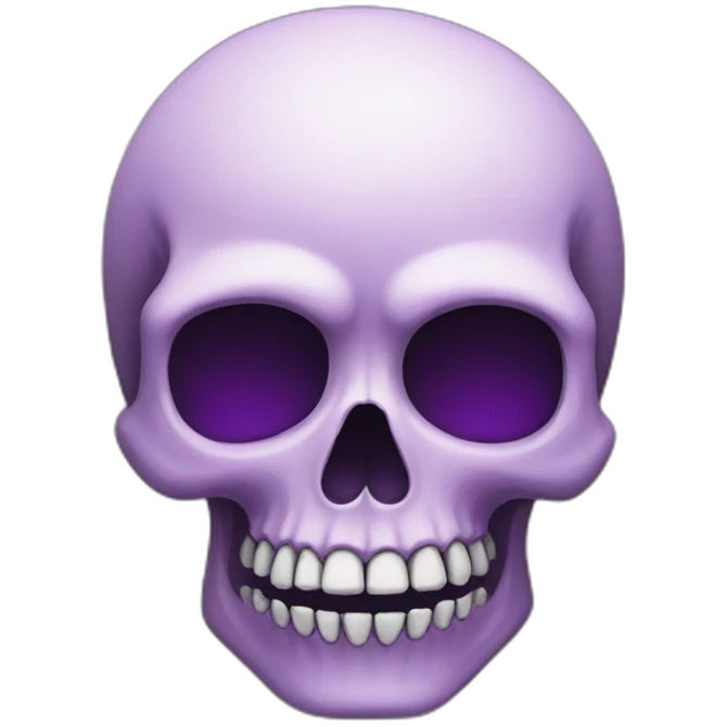 purple skull emoji