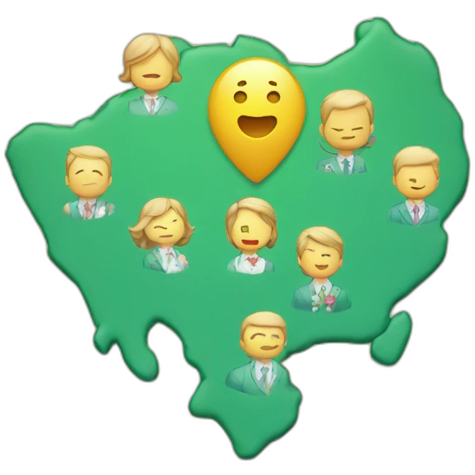 school reunion with Taiwan (R.O.C)map emoji