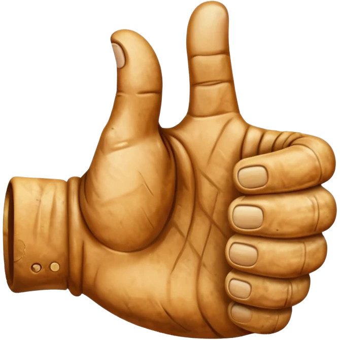 Shitty thumbs up emoji