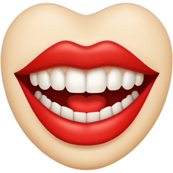 lips tooth emoji