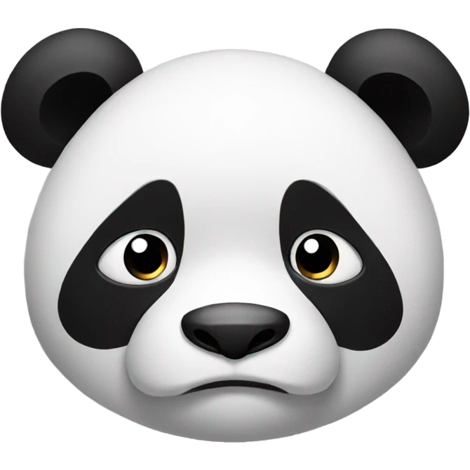 Sad panda missing big panda emoji
