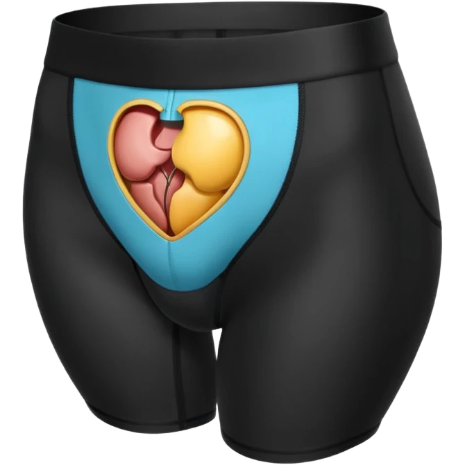 Анатомический 3D карман с воздушной подушкой нижнее белье emoji