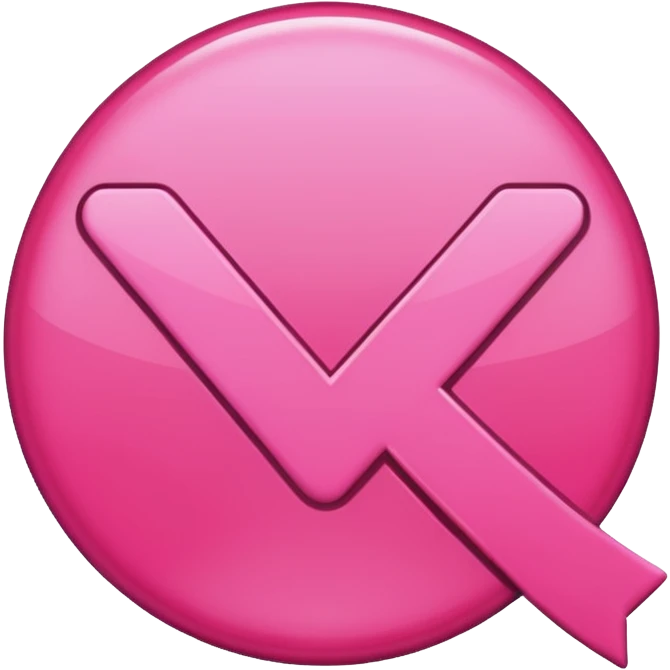 Pink Checkmark emoji