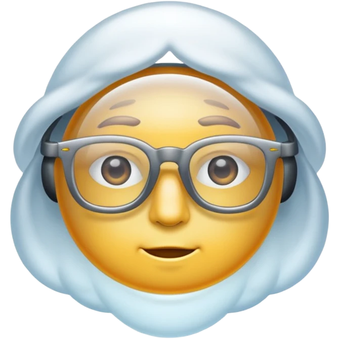Foggy glasses emoji