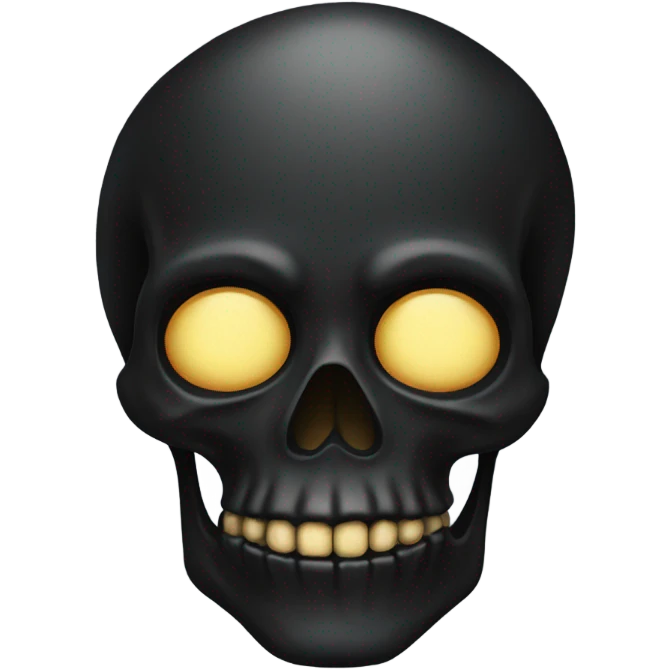 black skull  emoji
