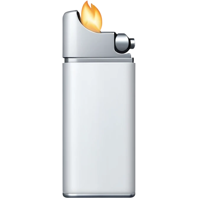 white lighter emoji
