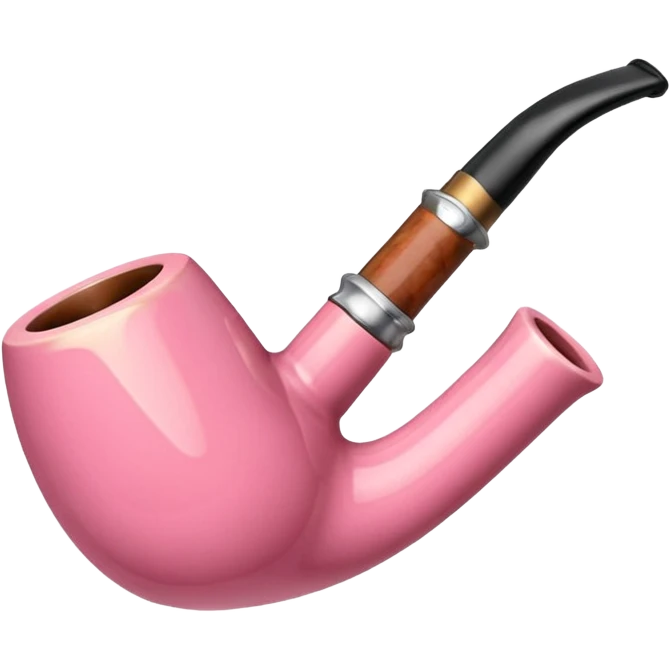 pink smoking pipe emoji