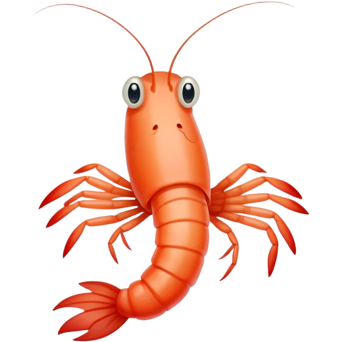 Sad shrimp emoji