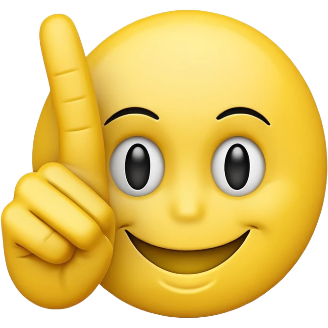 Smile face with a middle finger emoji | AI Emoji Generator