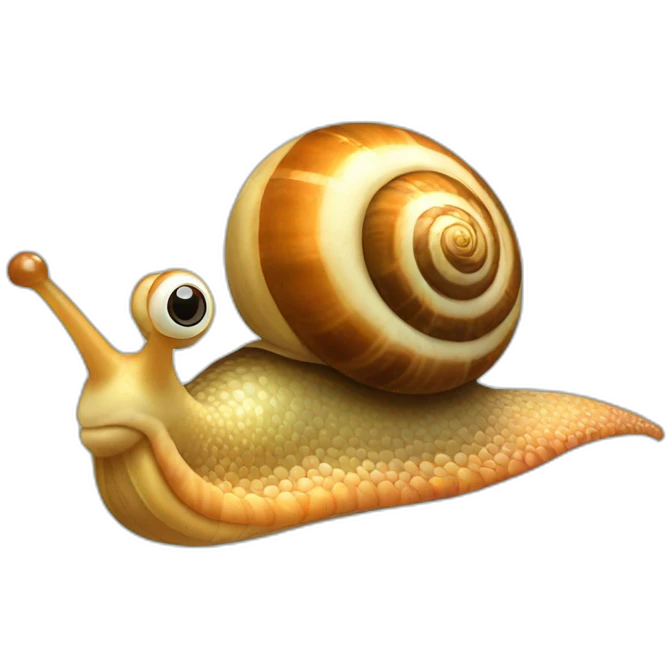 Fancy snail emoji