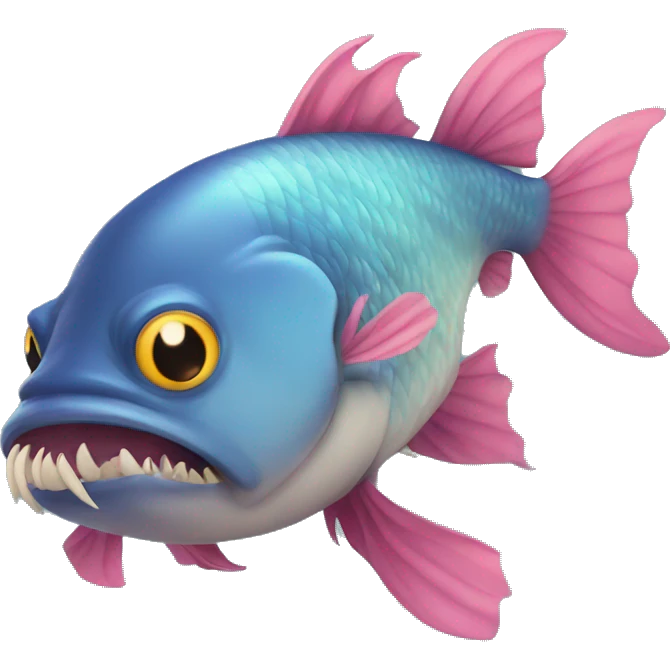 monster fish with arms emoji