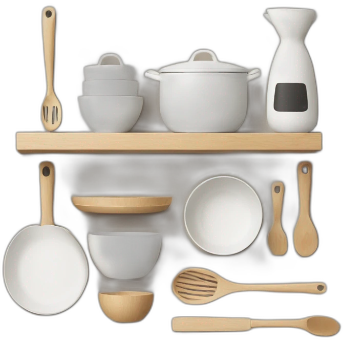 japandi-kitchen-set emoji