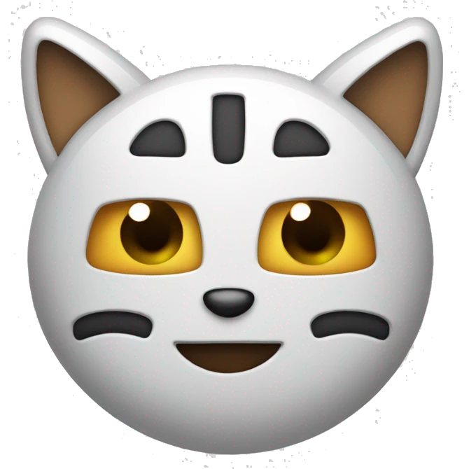 calculator with ears like a cat emoji