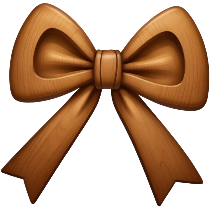 bow brown emoji
