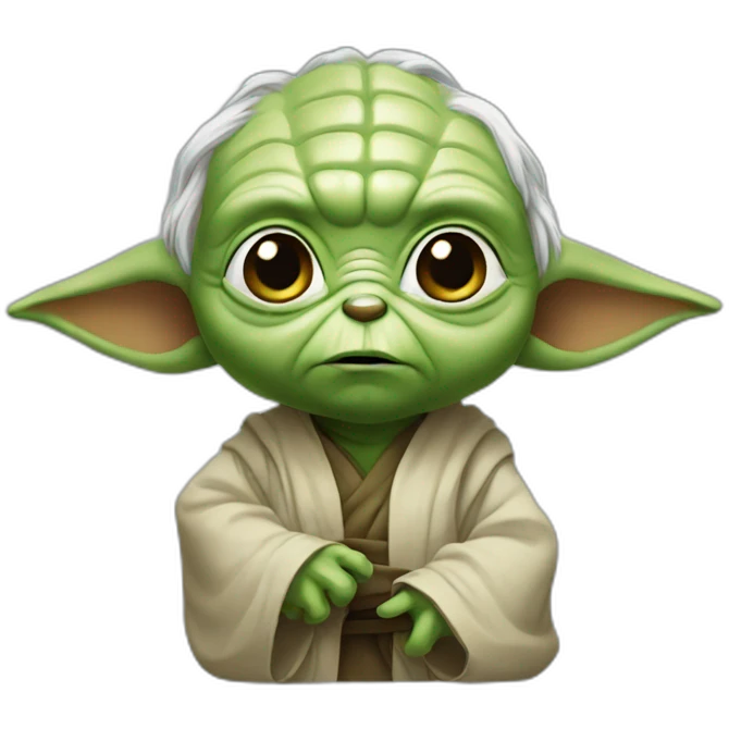 Yoda mignon emoji