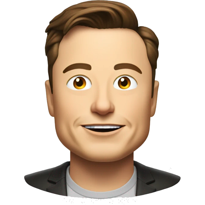 Elon musk boit une bierre emoji