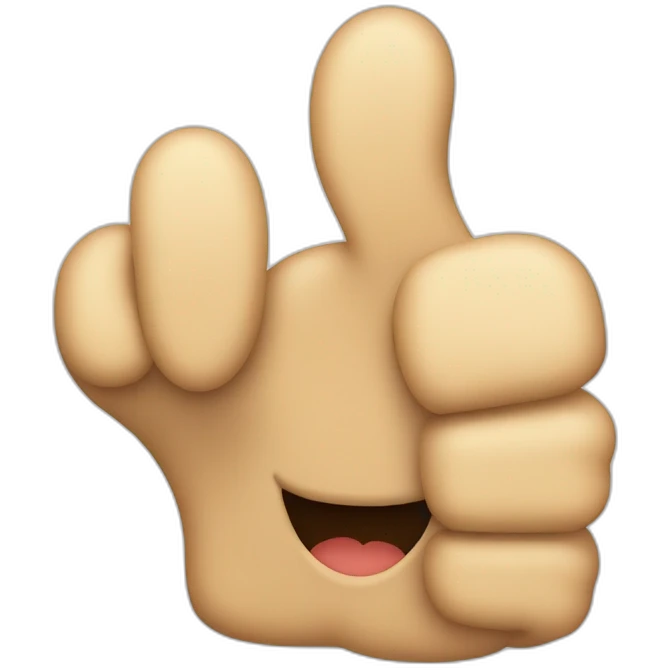 double thumbs up emoji