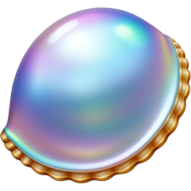 pearl shell emoji