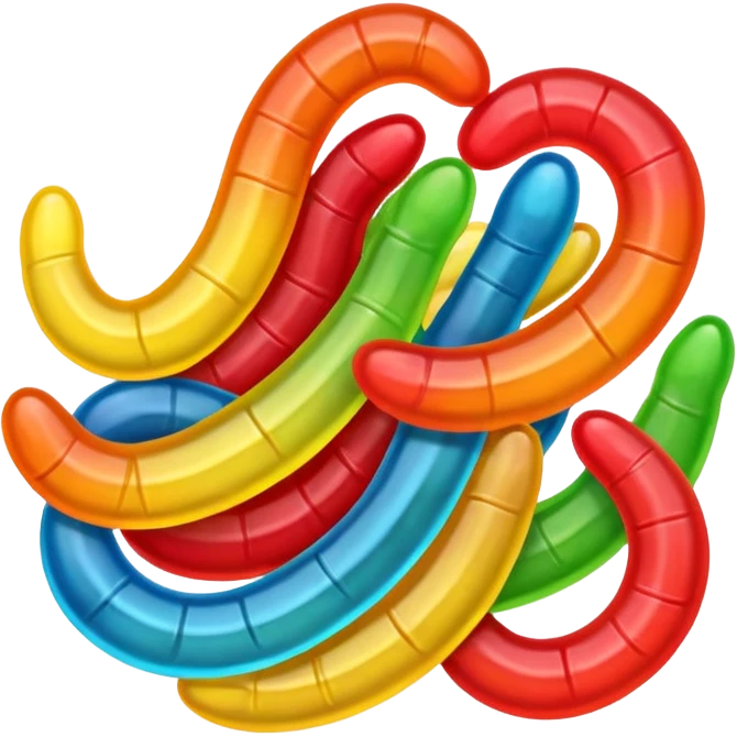 gummy worms emoji