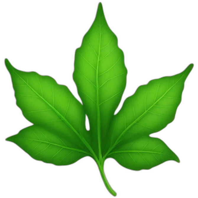 green leaf emoji