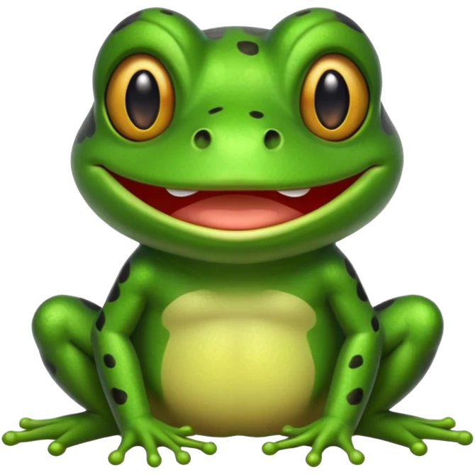 bandit happy frog emoji