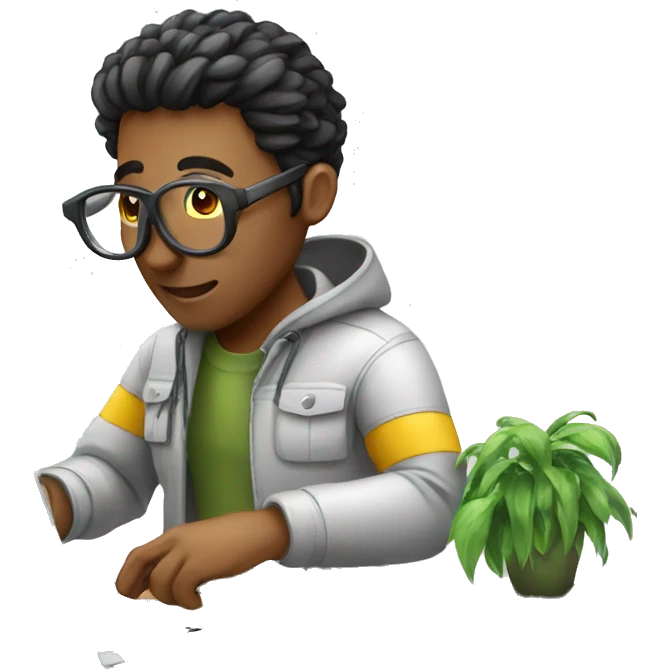 a software engineer fixing a bug emoji