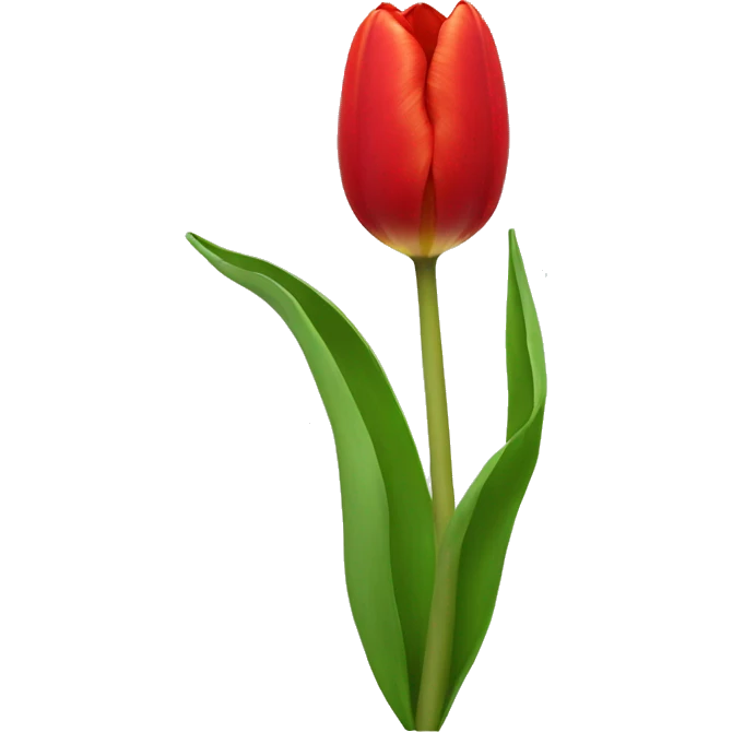 red tulip emoji