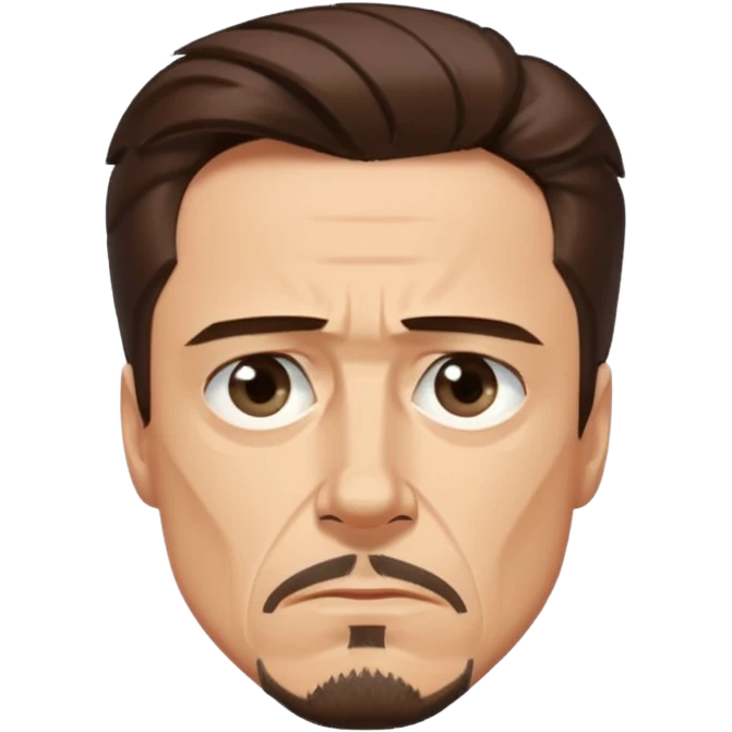 thinking tony stark emoji