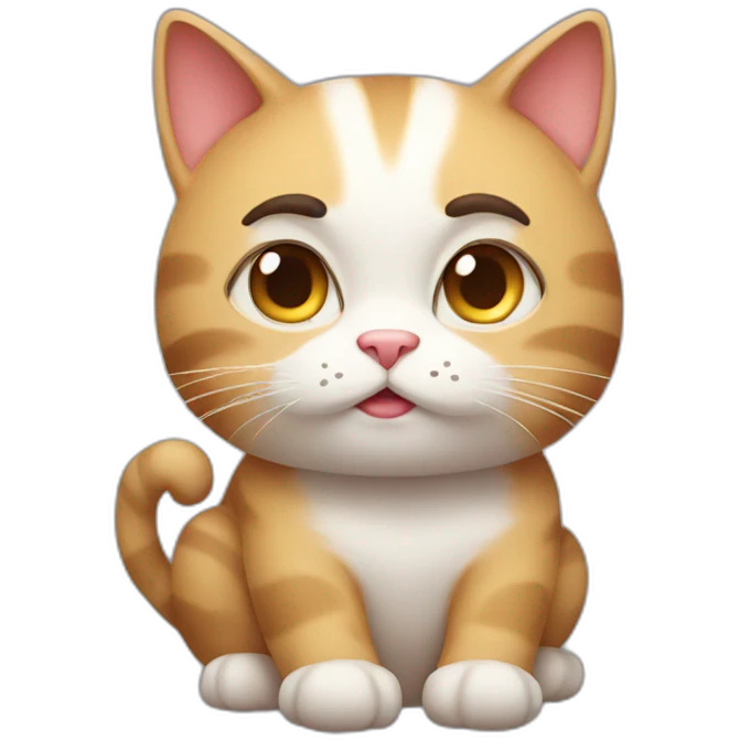 thinking cat emoji