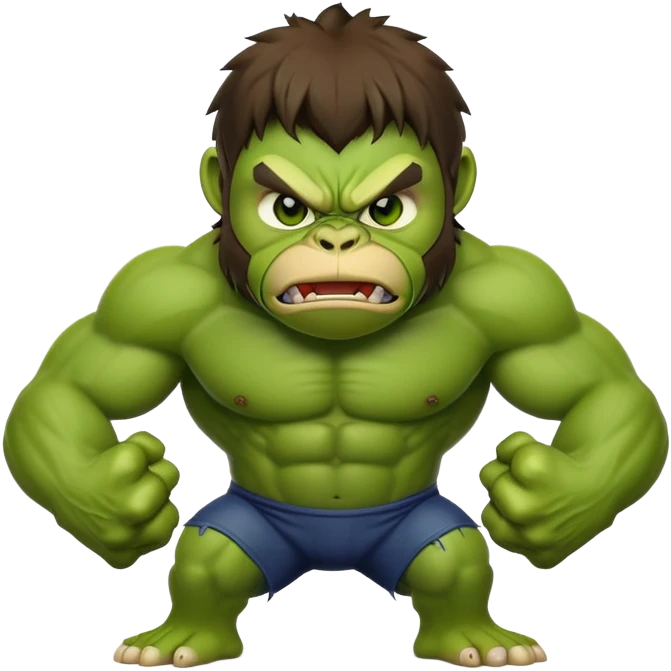 hulk monkey  emoji