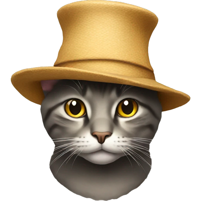 cat wit a hat emoji