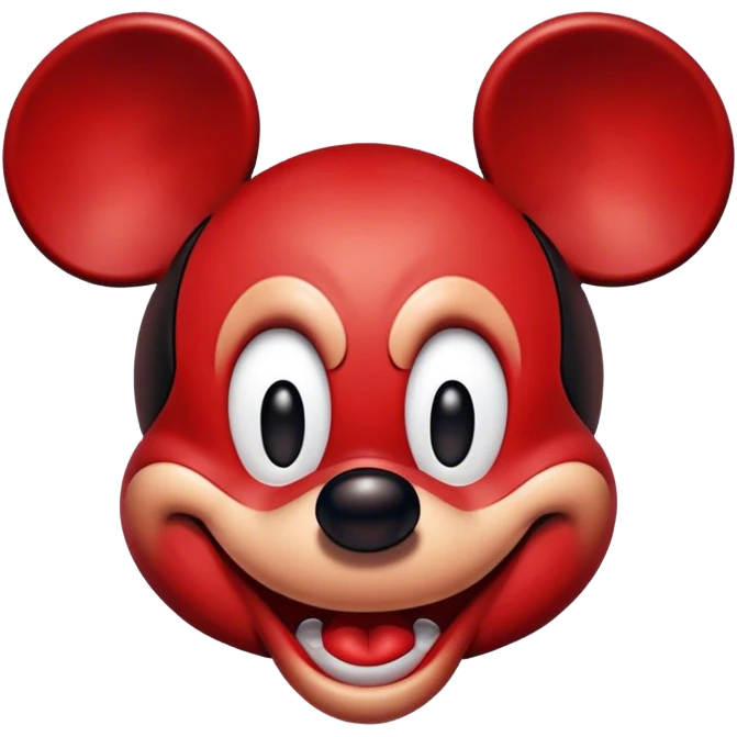 demonic mickey mouse emoji