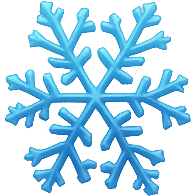 Snowflake Ice emoji